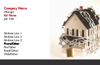 House in Chains Full Colour Business Cards