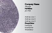 Fingerprint Full Colour Business Cards