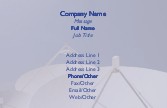 Satellite Dish Full Colour Magnetic Business Cards