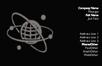 On the Orbit Recycled Business Cards
