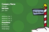 North Pole Full Colour Business Cards