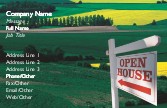 Open House Full Colour Business Cards
