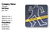 Outline of Body Full Colour Business Cards