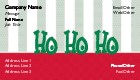 Spread Some Cheer Full Colour Business Cards