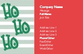 Santa's Catchphrase Full Colour Business Cards