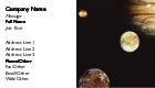 Amazing Space Recycled Business Cards
