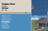 Beach Cottage Full Colour Business Cards
