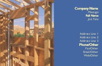 New House Project Full Colour Business Cards