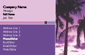 Sunset Sway Full Colour Business Cards