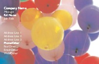 Balloons Flying Away