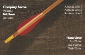 Close-Up of Arrow Full Colour Magnetic Business Cards