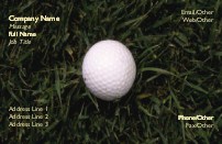 Close-up of Golf Ball