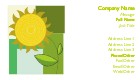 Springtime Charm Recycled Business Cards