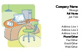 Office Setting Full Colour Business Cards
