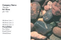 Rock Patterns Full Colour Business Cards