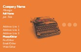 Literary Life Full Colour Business Cards