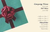 Big Wrapped Gift Full Colour Business Cards