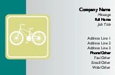 Two Wheeling It Recycled Business Cards
