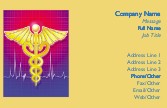 Medical Symbol with a Vital Sign Full Colour Business Cards