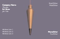 Plumb Line Full Colour Business Cards