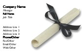 Congrats Grad Full Colour Business Cards