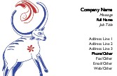 Ram Folk Art Full Colour Business Cards