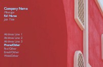 Side of a House Full Colour Business Cards