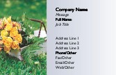 Flower Basket Full Colour Business Cards