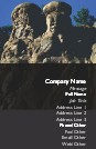A Mountain Side View Full Colour Business Cards