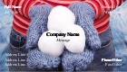 Frozen Fun Recycled Business Cards
