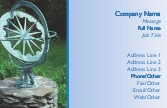 Sundial Full Colour Magnetic Business Cards