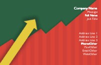 Stock market Graph Full Colour Business Cards