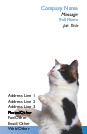 Playful Feline Full Colour Business Cards