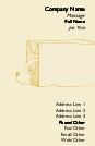 Whimsical Dog in a Bag Full Colour Business Cards