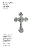 Silver Cross Full Colour Business Cards