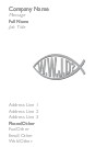 W.W.J.D. Fish Full Colour Business Cards