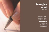 Sign on the Line Full Colour Business Cards