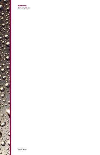 Water on Glass Large Note Pads