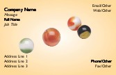 Playing Marbles Full Colour Business Cards