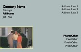 Estate Agent Showing House Full Colour Business Cards