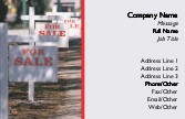 For Sale Signs Full Colour Business Cards