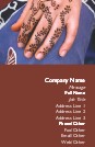 Tattooed Hand Full Colour Business Cards