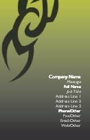 Tribal Tattoo Full Colour Business Cards