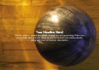 Close-up of a Bowling Ball Full Colour Standard Sized Postcards