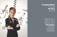 Facts and Figures Full Colour Business Cards