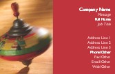 Spinning Top Full Colour Business Cards