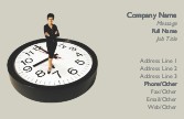 Time Standing Still Full Colour Business Cards