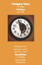 Times Ticking Full Colour Business Cards