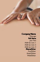 Healing Hands Full Colour Business Cards