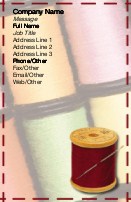 Sew Many Colours Full Colour Business Cards